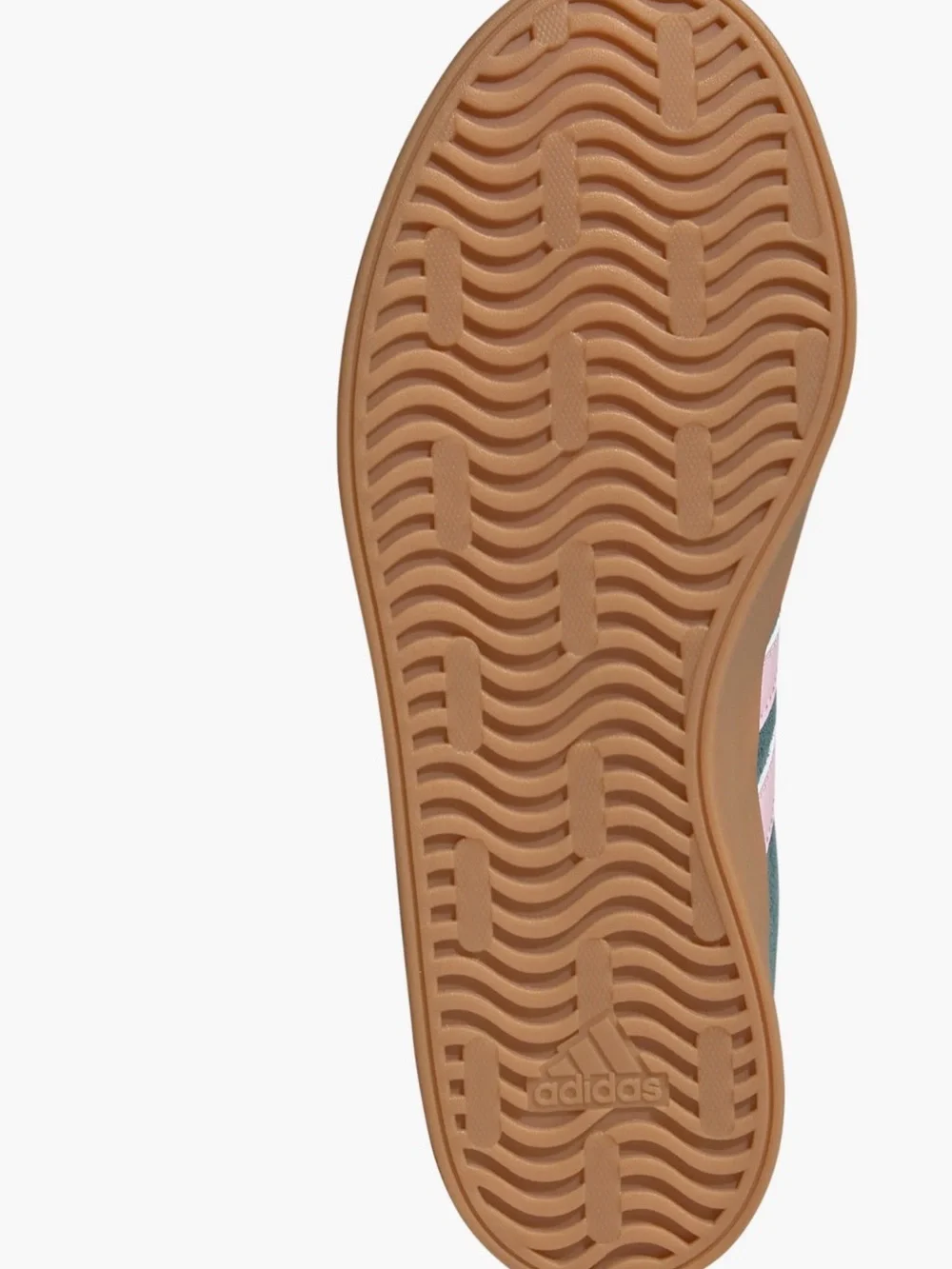 Adidas VL Court 3.0 Sneakers with Pink Stripes and Gum Sole